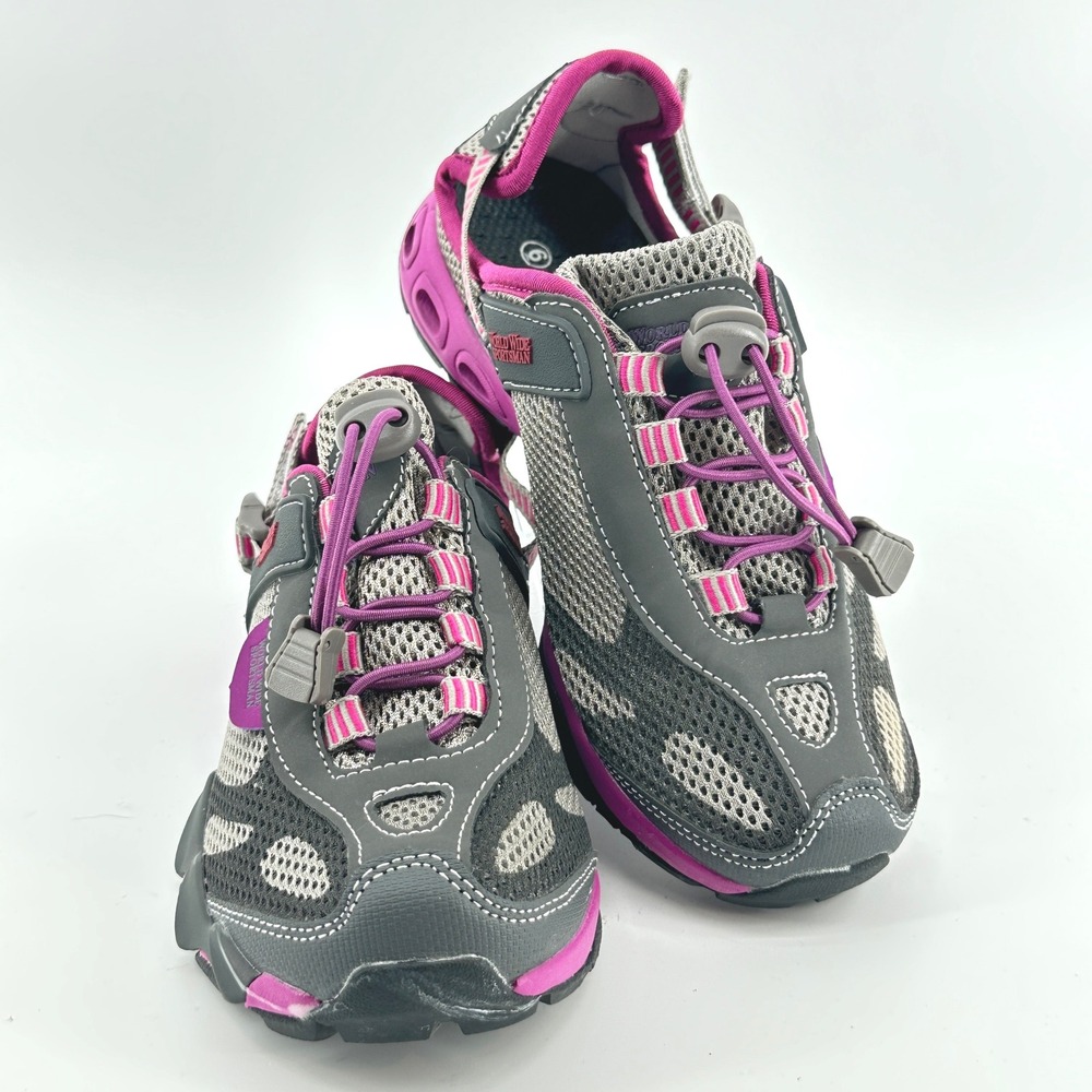 World Wide Sportsman Womens Size‎ 6 Water Shoes Gray Pink